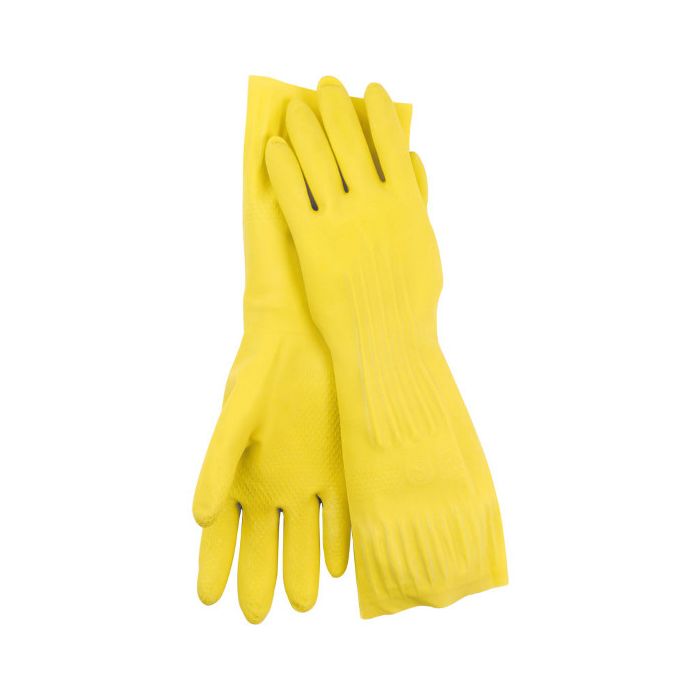 Latex-Haushaltshandschuhe, Nitras 3220 "Yellow Cleaner" Gr. 9 ; 1 Pack à 12 Paar; 1 Karton à 144 Paar