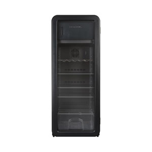 Kibernetik RKS256 Retro Getränkekühlschrank schwarz