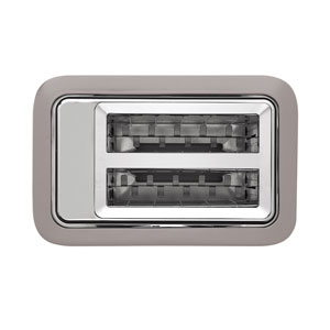 Berlinger Haus Toaster mit Digitalanzeige Taupe Collection