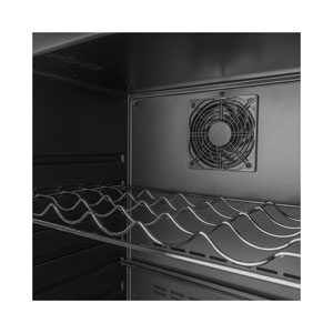 Kibernetik RKS256 Retro Getränkekühlschrank schwarz