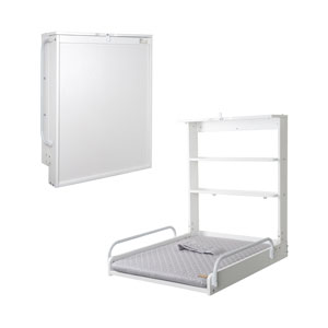 roba Wandwickelregal inkl. Wickelauflage weiss