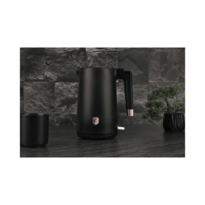 Berlinger Haus Wasserkocher doppelwandig 1.7 Liter Black Rose Collection