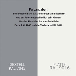 CONTINI Tischplatte 1.8x0.80m rechteckig Weiss