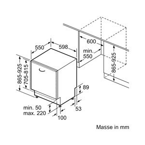 Siemens SX73EX02AH Vollintegrierter Geschirrspüler