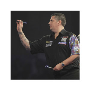 Unicorn Gary Anderson Black Brass Dartpfeile